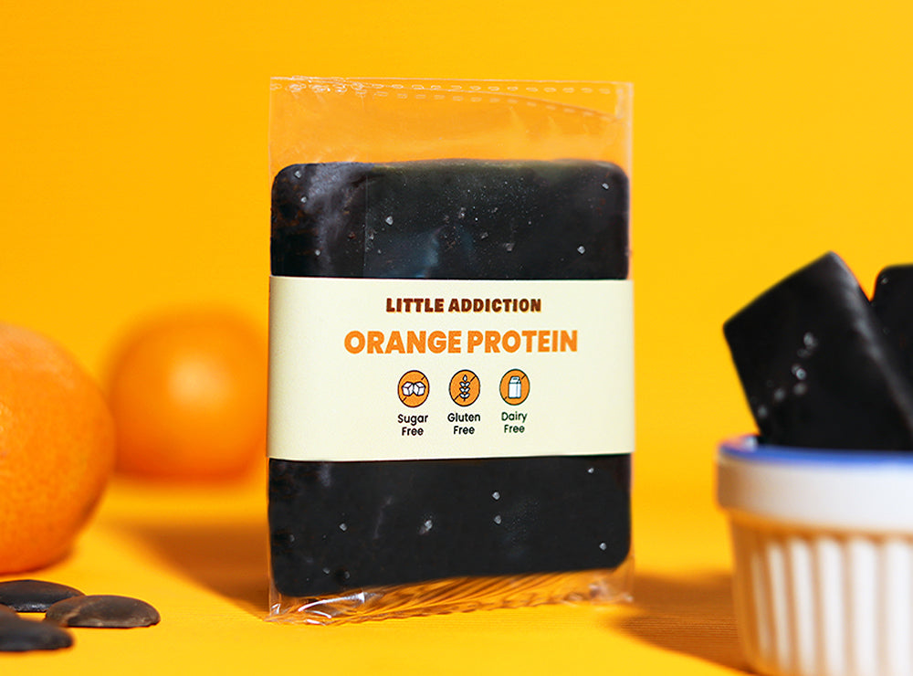 Orange Protein Brownies